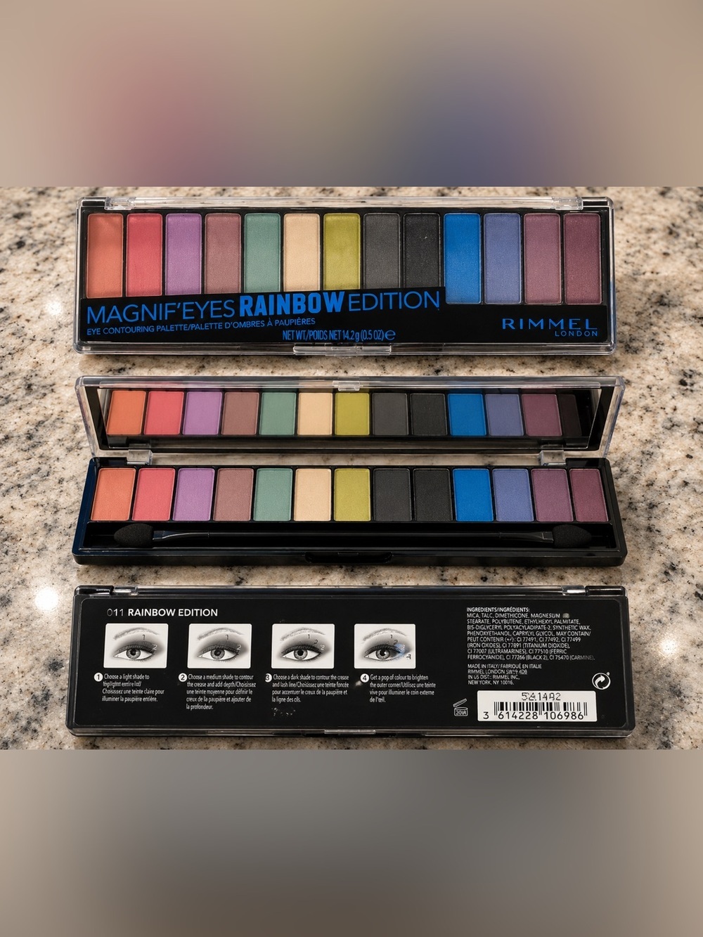 Rimmel Magnif'Eyes Rainbow Eyeshadow Palette - Multicolor